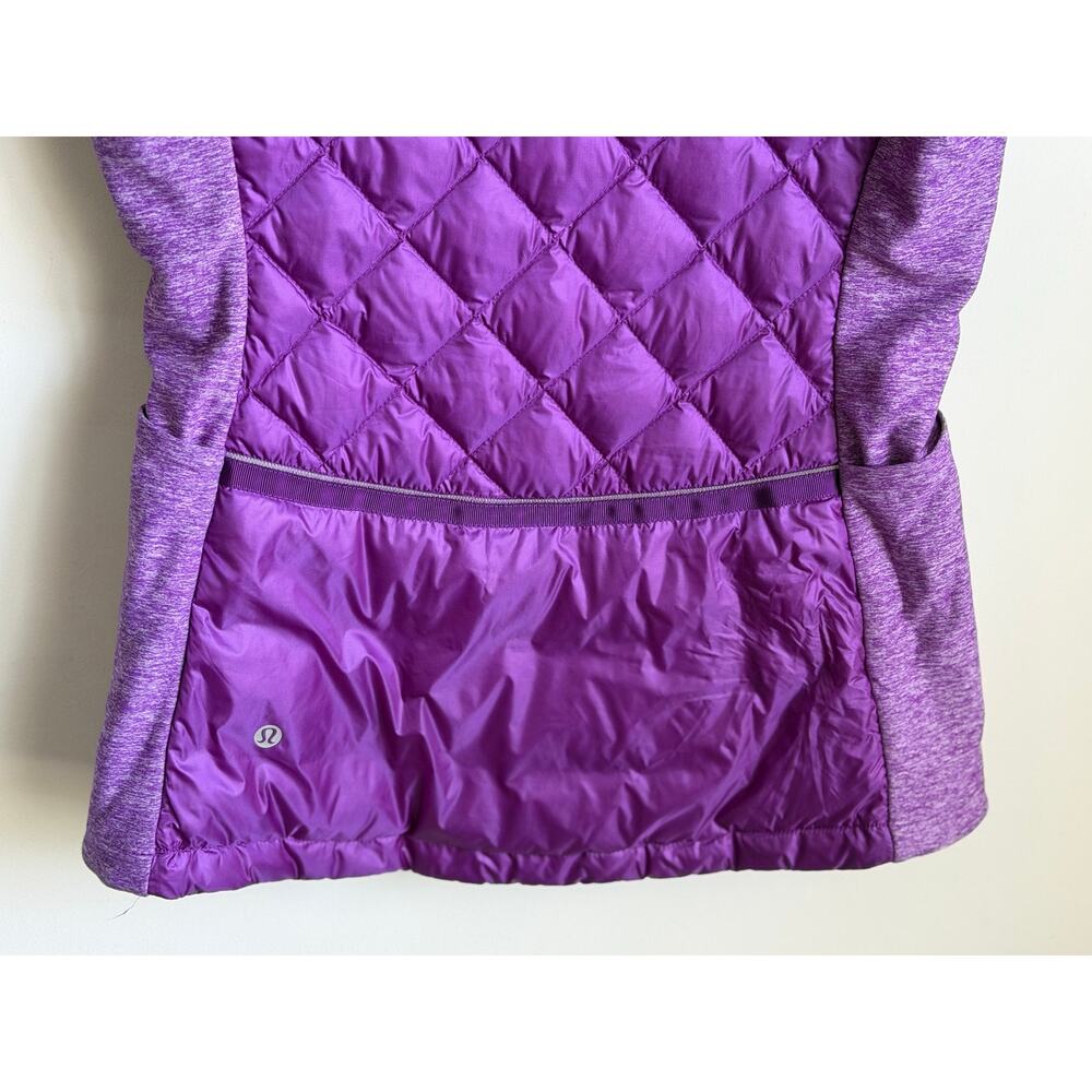 Lululemon Athletica Down For A Run Vest Tender Violet Release Women's Size 6 - Picture 12 of 13
